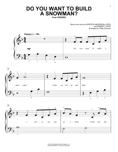 Do You Want To Build A Snowman? von Robert Lopez (Download) 