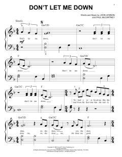Don't Let Me Down von The Beatles (Download) 