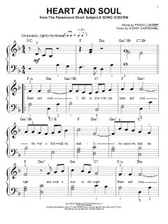 Heart And Soul von Frank Loesser (Download) 