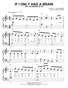 If I Only Had A Brain von Harold Arlen (Download) 