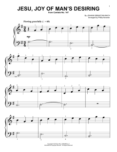 Jesu, Joy Of Man's Desiring von Johann Sebastian Bach (Download) 