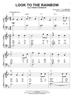 Look To The Rainbow von Burton Lane (Download) 