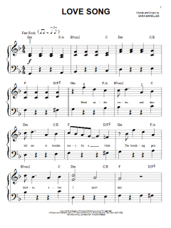 Love Song von Sara Bareilles (Download) 