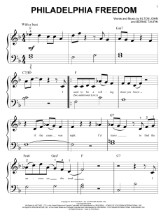 Philadelphia Freedom von Elton John (Download) 