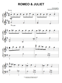 Romeo & Juliet von Alexandre Desplat (Download) 