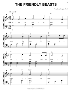 The Friendly Beasts von Traditional English Carol (Download) 