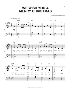 We Wish You A Merry Christmas von Traditional English Folksong (Download) 