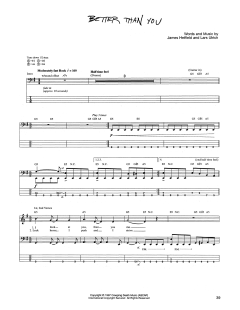 Better Than You von Metallica (Download) 