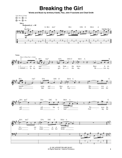 Breaking The Girl von Red Hot Chili Peppers (Download) 