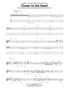 Closer To The Heart von Rush (Download) 