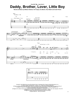 Daddy, Brother, Lover, Little Boy von Mr. Big (Download) 