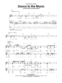 Dance To The Music von Sylvester Stewart (Download) 