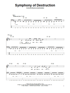 Symphony Of Destruction von Megadeth (Download) 