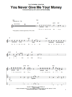 You Never Give Me Your Money von The Beatles (Download) 