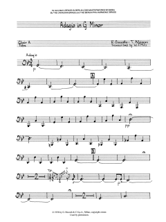 Adagio in G Minor - Tuba von Canadian Brass Quintet (Download) 
