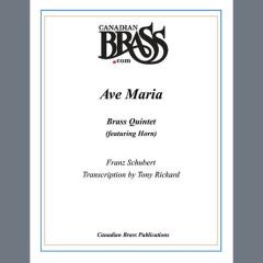 Ave Maria - Full Score von Canadian Brass Quintet (Download) 