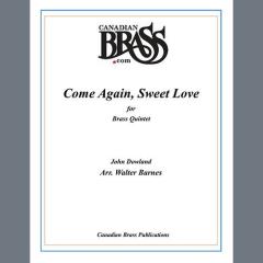 Come Again, Sweet Love - Full Score von Canadian Brass Quintet (Download) 