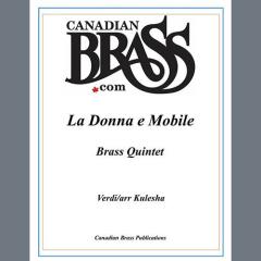 La Donna e Mobile - Full Score von Canadian Brass Quintet (Download) 