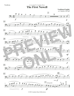 The First Nowell - Trombone von Canadian Brass Quintet (Download) 