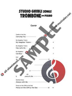 Studio Ghibli Songs for Trombone 