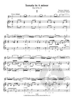 Trattenimenti armonici per camera - 12 Sonatas, op. 6 No. 5-8, Vol. 2 von Tomaso Giovanni Albinoni 