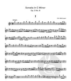 2 Sonatas in C minor von Paolo Benedetto Bellinzani 