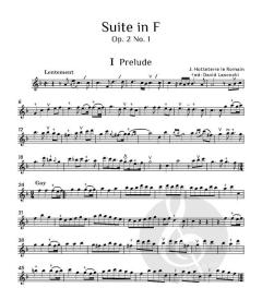 Suite in F, op. 2 No. 1 von Jacques-Martin Hotteterre 