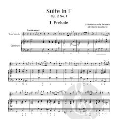 Suite in F, op. 2 No. 1 von Jacques-Martin Hotteterre 