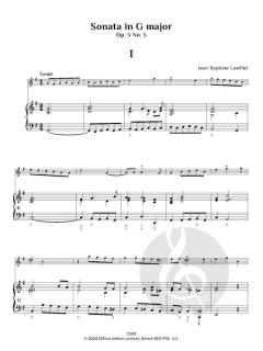 6 Sonatas op. 5 Nos. 4-6, Vol. 2 von Jean Baptiste Loeillet de Gant (Download) 