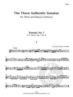 The 3 Authentic Sonatas von Georg Friedrich Händel (Download) 