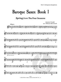 Baroque Saxes 1 von Antonio Vivaldi 