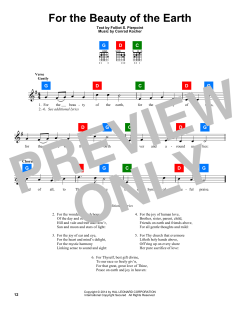 For The Beauty Of The Earth von Conrad Kocher (Download) 