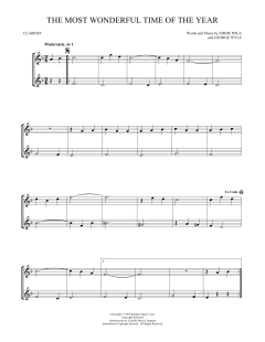 The Most Wonderful Time Of The Year von George Wyle (Download) 