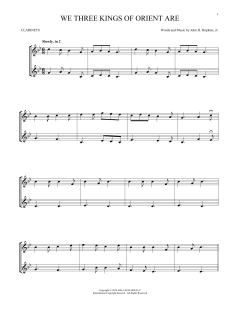 We Three Kings Of Orient Are von John Henry Hopkins (Download) 