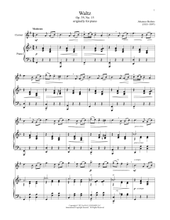 Waltz In A Major, Op. 39, No. 15 (Download) 