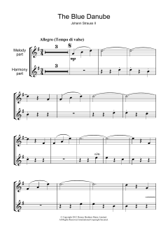 (On The Beautiful) The Blue Danube von Johann Strauss (Sohn) (Download) 