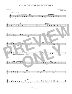 All Along The Watchtower von Bob Dylan (Download) 