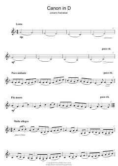 Canon in D von Johann Pachelbel (Download) 