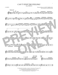 Can't Stop The Feeling! von Justin Timberlake (Download) 