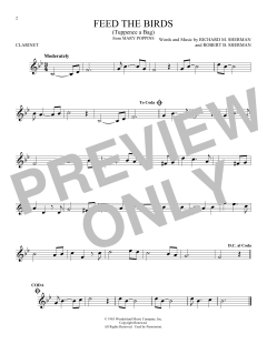Feed The Birds von Robert Bernard Sherman (Download) 