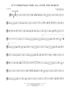 It's Christmas Time All Over The World von Hugh Martin (Download) 