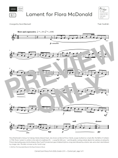 Lament for Flora McDonald von Trad. Scottish (Download) 