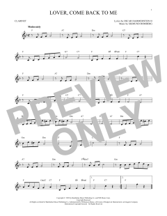 Lover, Come Back To Me von Sigmund Romberg (Download) 
