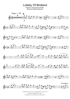 Lullaby Of Birdland von Ella Fitzgerald (Download) 