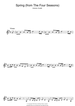 Spring von Antonio Vivaldi (Download) 