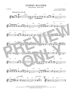 Stormy Weather von Ted Koehler (Download) 