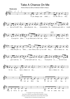 Take A Chance On Me von ABBA (Download) 