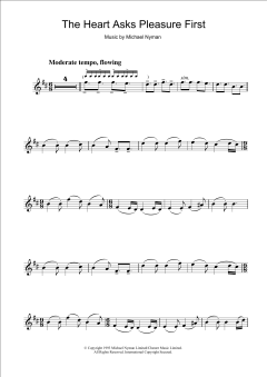 The Heart Asks Pleasure First: The Promise/The Sacrifice von Michael Nyman (Download) 