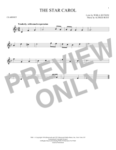 The Star Carol von Alfred Burt (Download) 