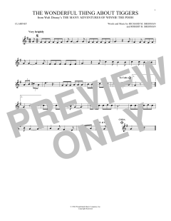 The Wonderful Thing About Tiggers von Robert Bernard Sherman (Download) 